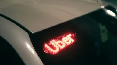 Uber car