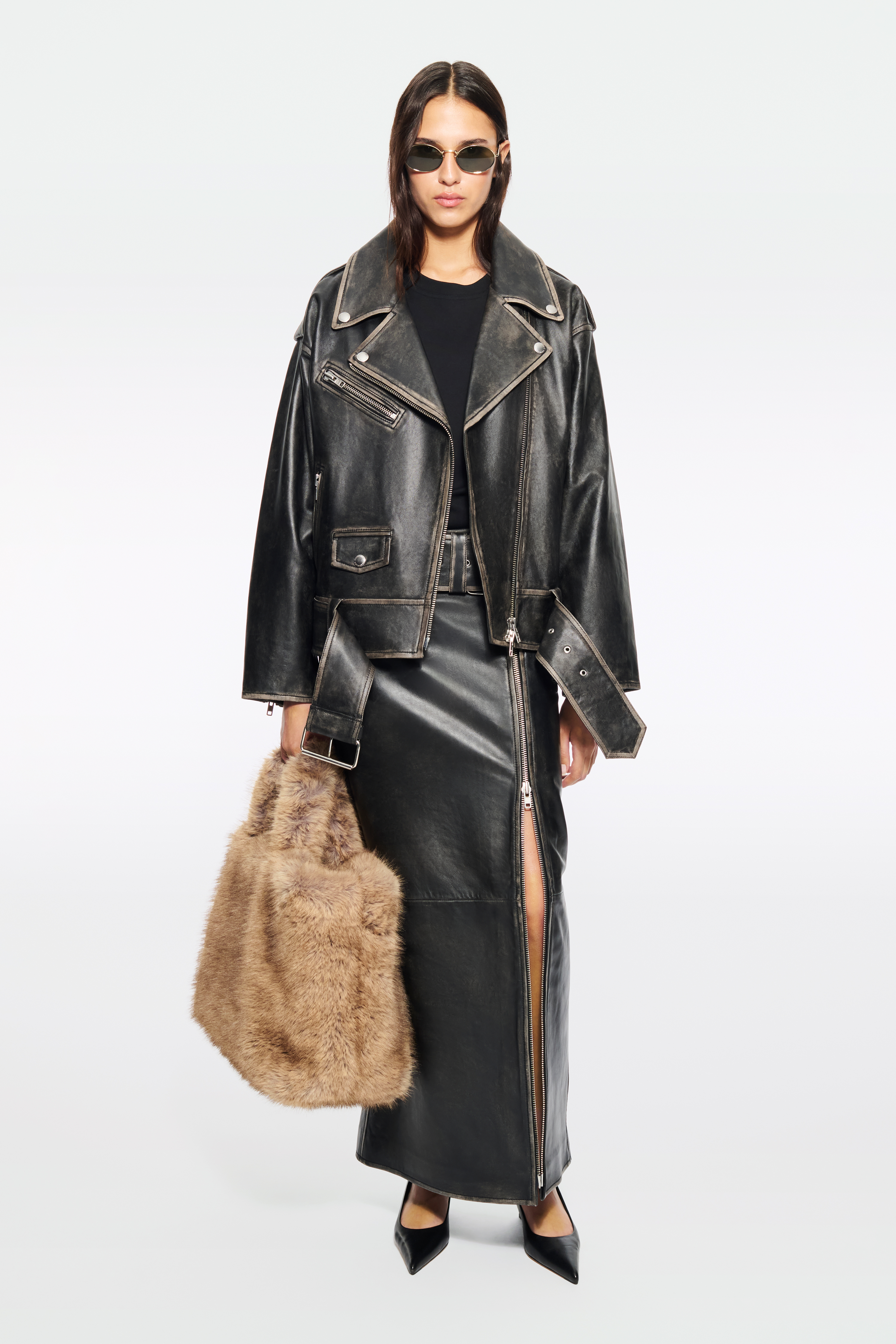 スタンドスタジオ (STAND STUDIO) レディース ジャケット アウター Stand Janice Jacket (Black) STAND STUDIO レザーコード STAND STUDIO(スタンドスタジオ) コート