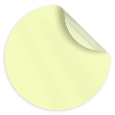 Självlysande klistermärken