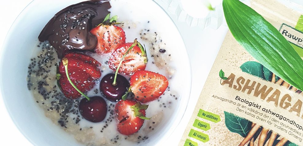 Bloggbild för: Recept: Vegansk hälsogröt med ashwagandha