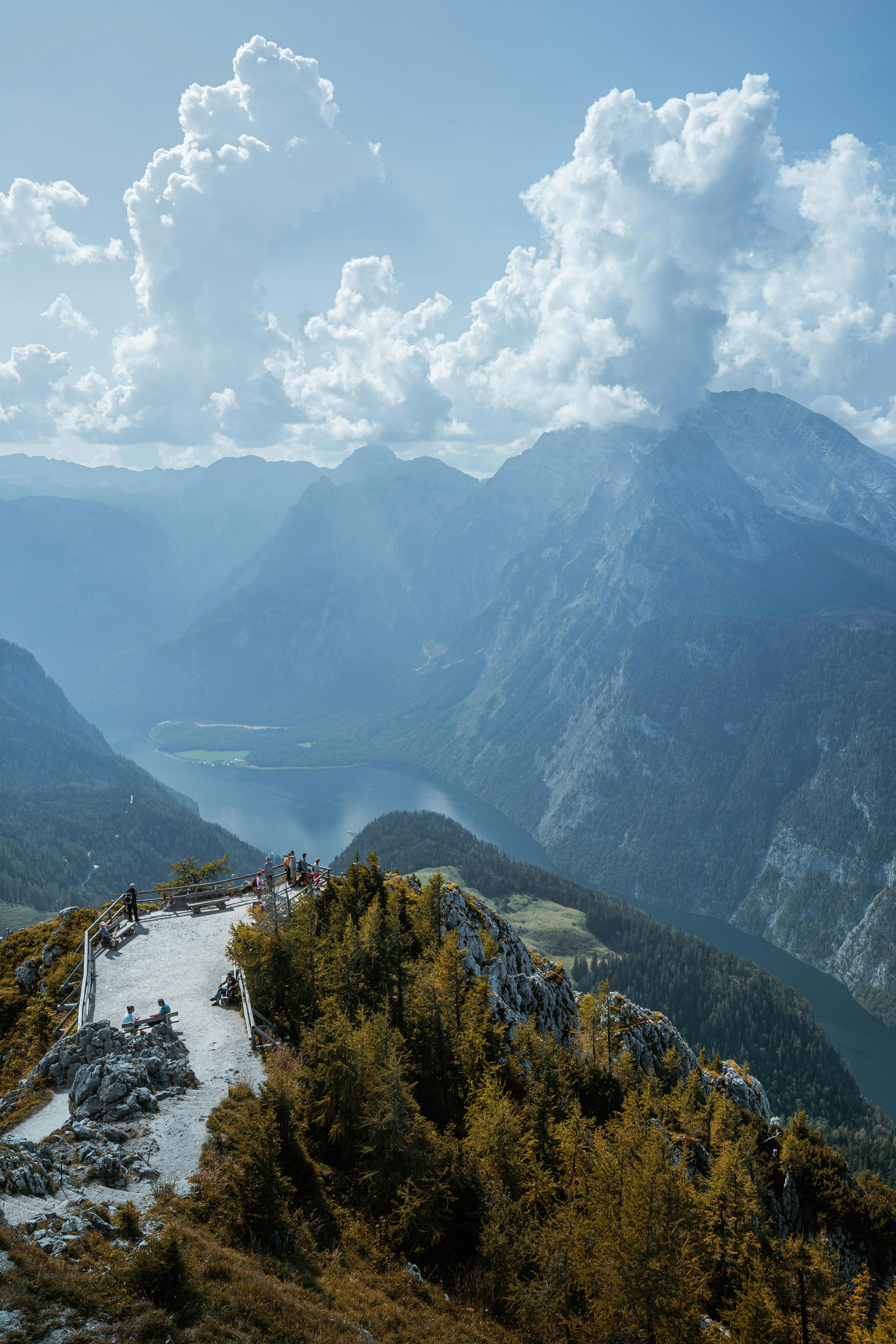 Ausblick vom Jenner am Königsee in Berchtesgaden