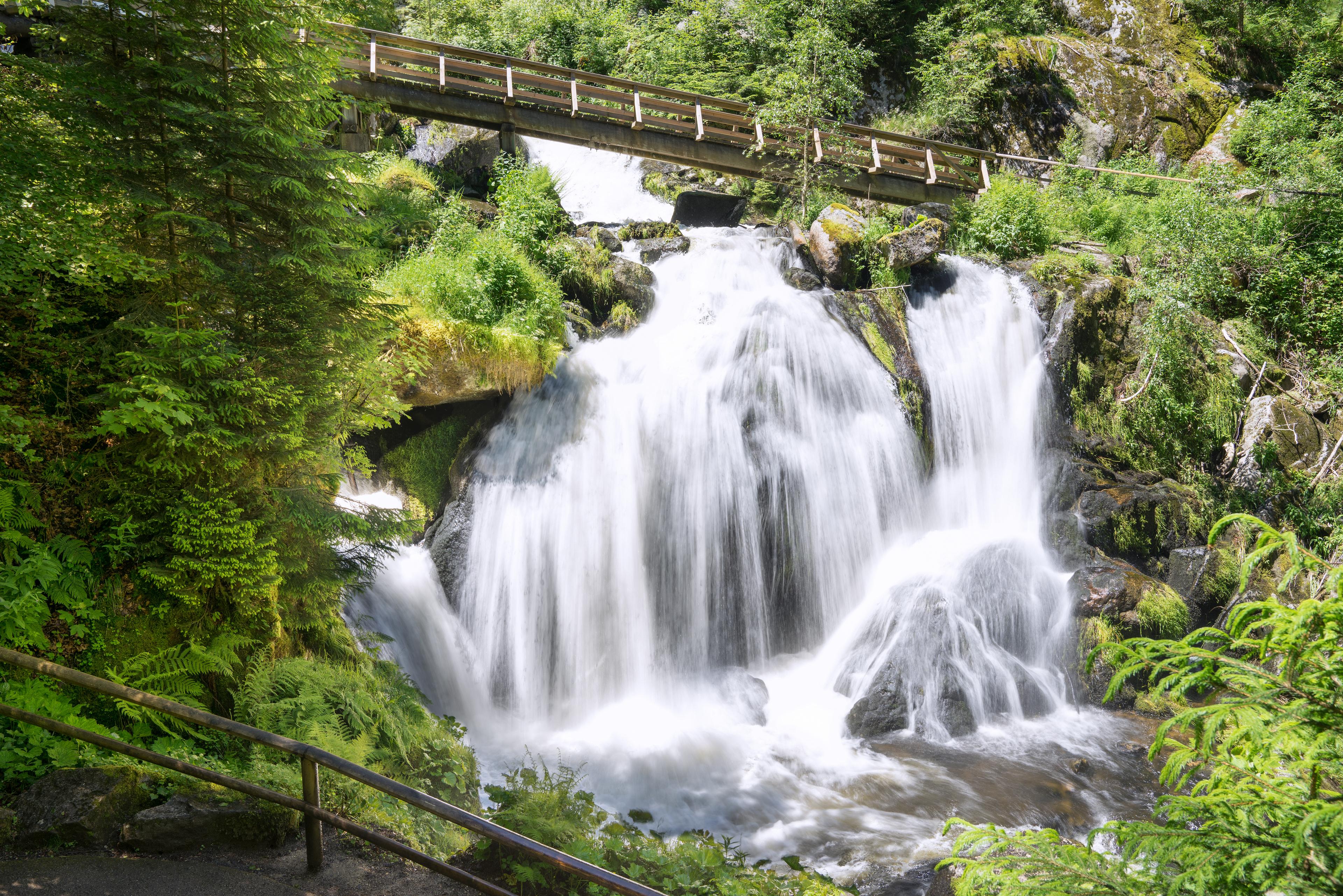Imposante Wasserfälle im Schwarzwald