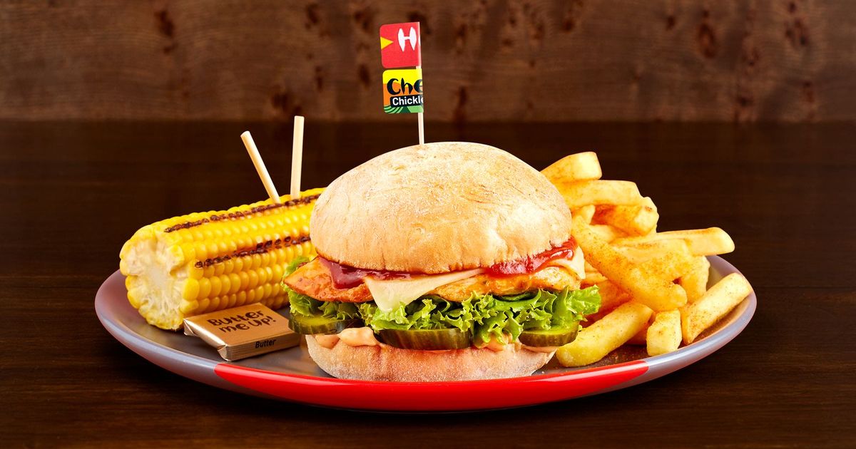 The Chickle Burger | Chicken, Pickles & Cheese