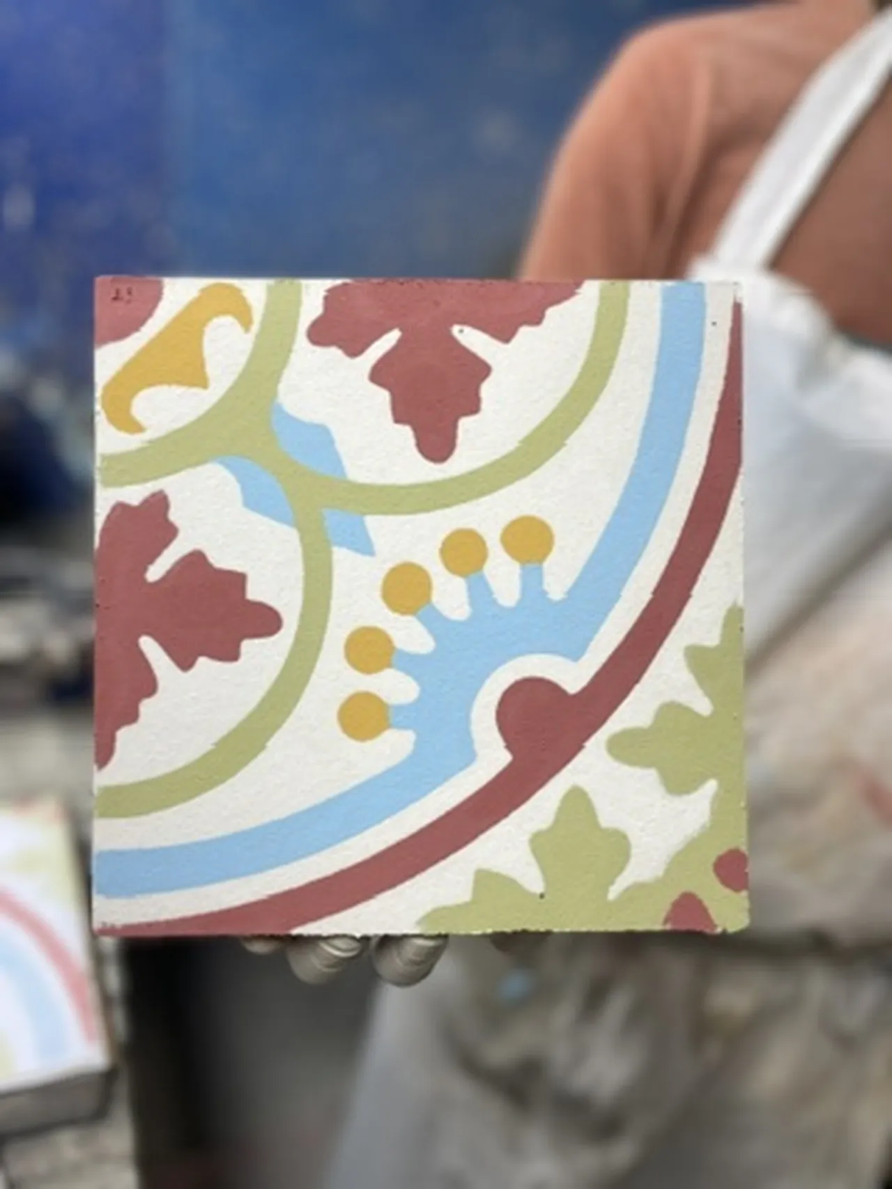 A bespoke tile pattern designed for a customer project