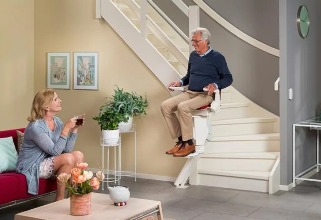 Curved Stairlifts With Advanced Safety Features In Hampshire - Solent Mobility Centre