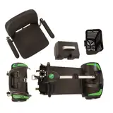 Electric Mobility Vierra Life Mobility Scooter Green Disassembled