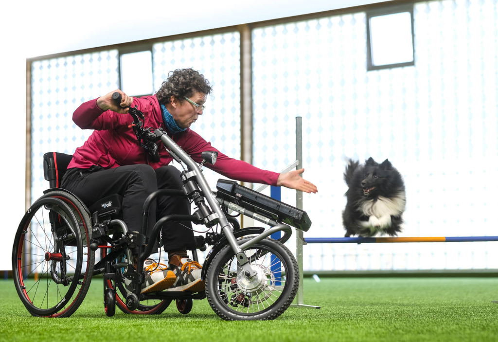 Smooth rolling rear wheels