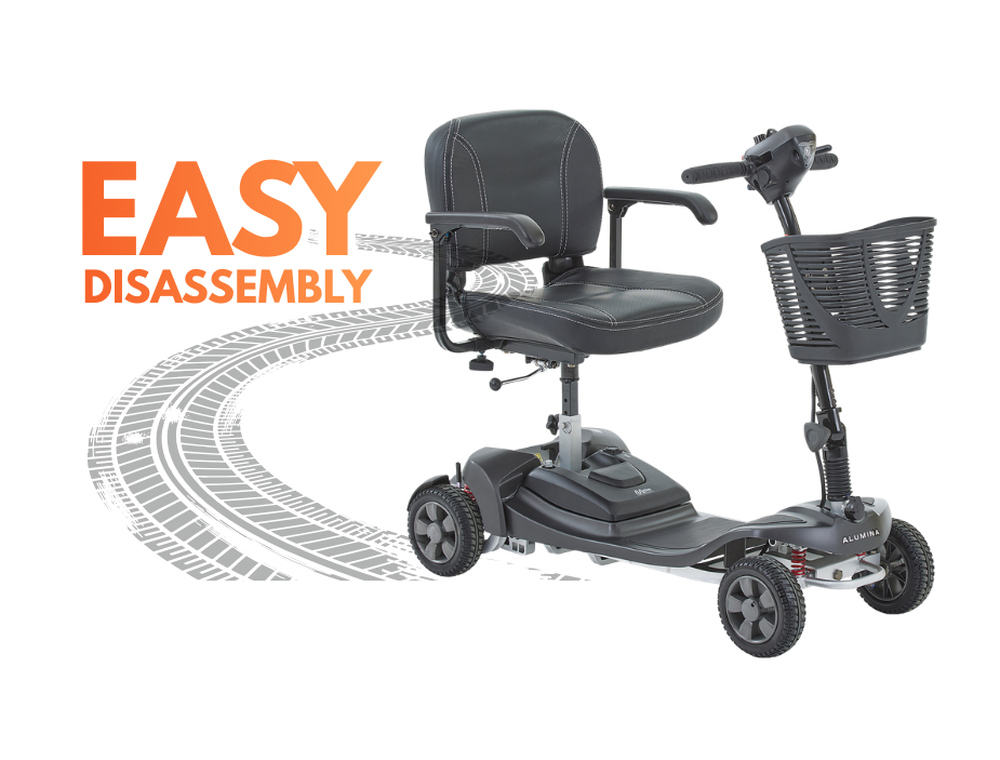 Aluminium & Travel Mobility Scooters in Hampshire - Alumina Mobility Scooter For Sale at Solent Mobility Scooters