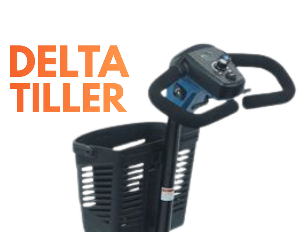 Aluminium Mobility Scooters With Delta Tiller Steering in Hampshire - Rascal Vista For Sale at Solent Mobility Scooters