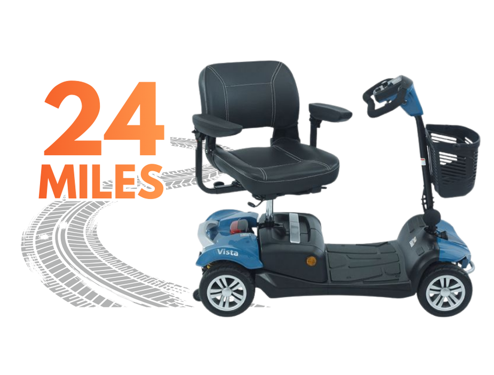 Aluminium Mobility Scooter With 24 Mile Range in Hampshire - Rascal Vista For Sale at Solent Mobility Scooters