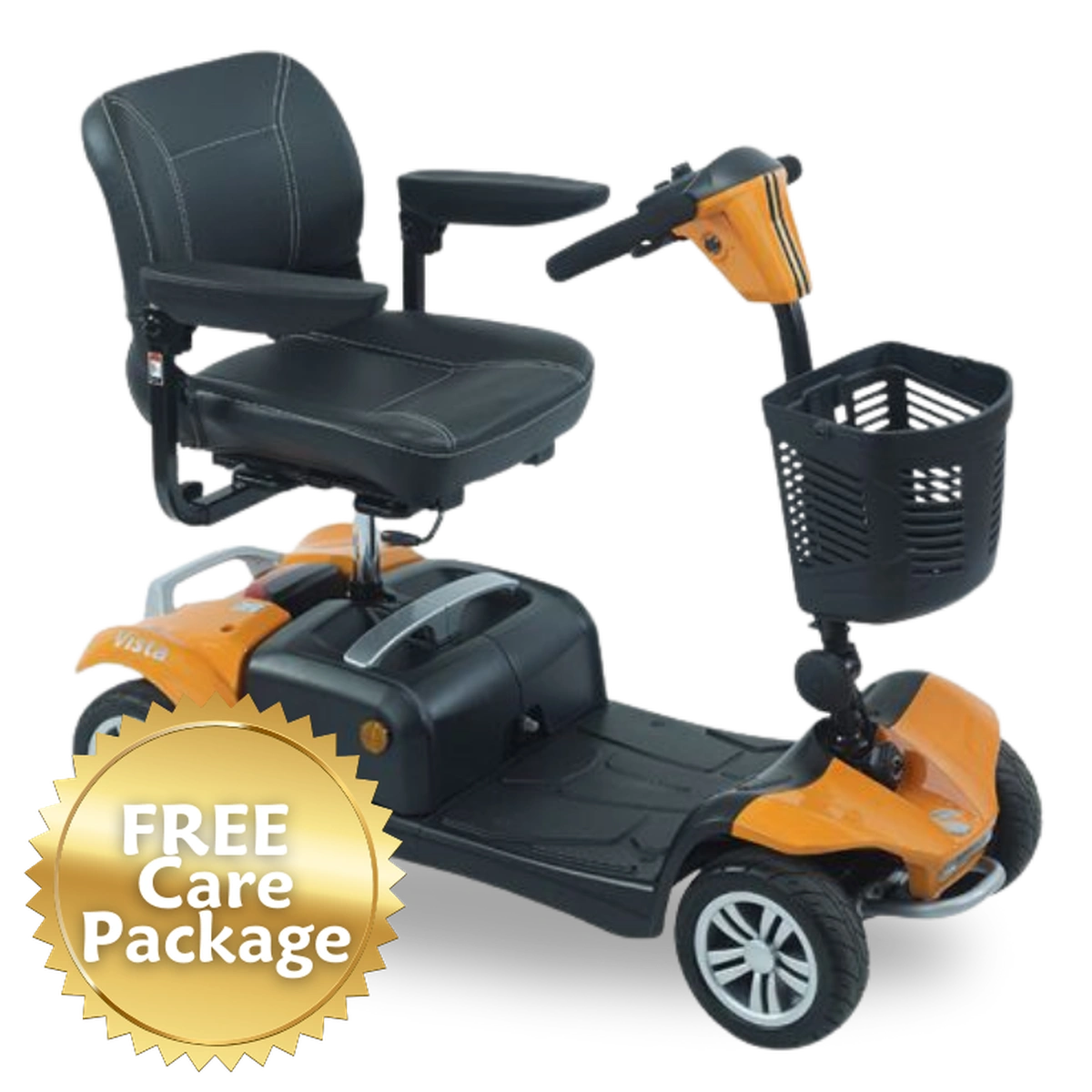 Electric Mobility Rascal Vista Mobility Scooter Orange in Hampshire