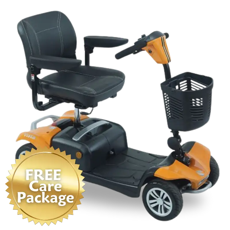Electric Mobility Rascal Vista Mobility Scooter Orange in Hampshire