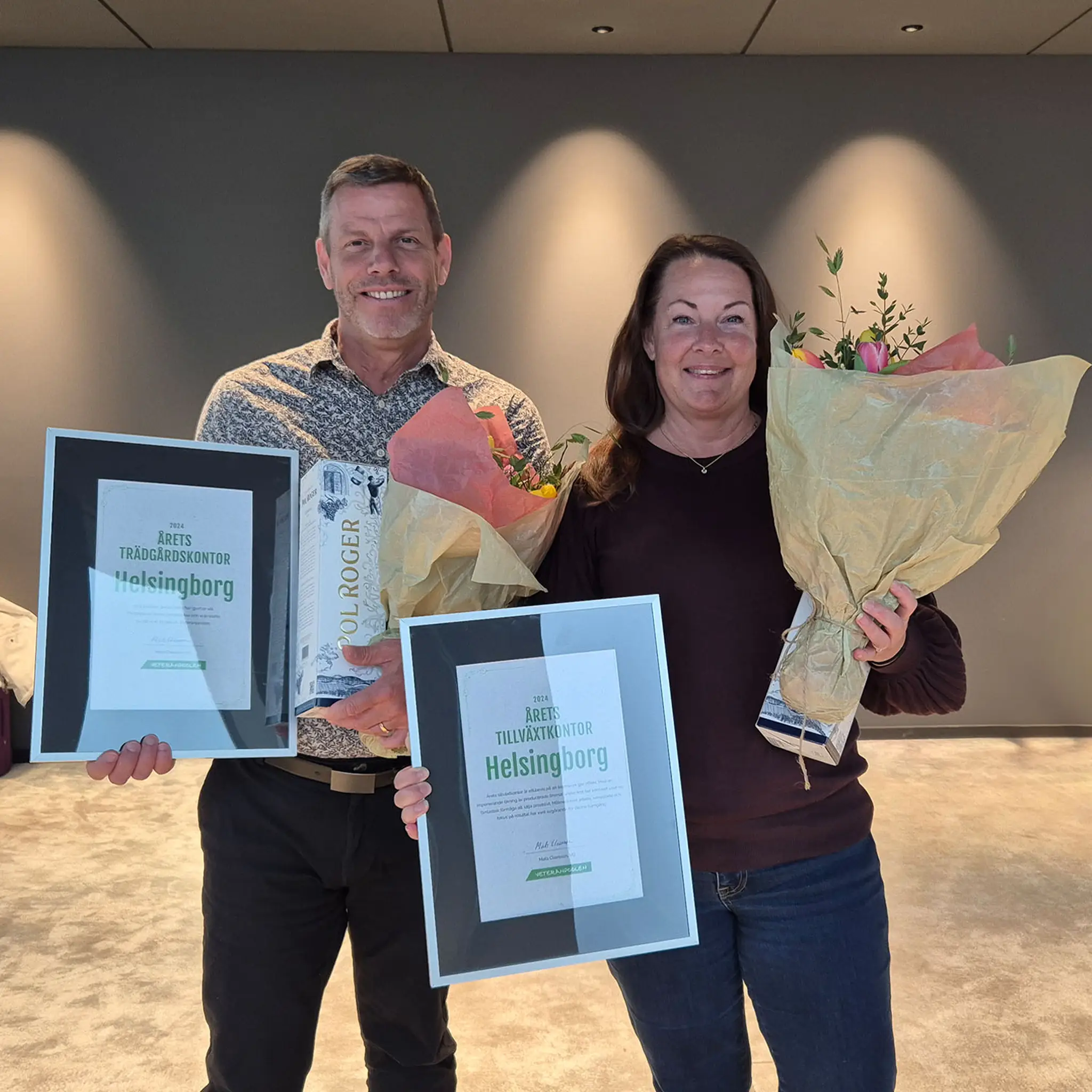 Årets tillväxtkontor och årets trädgårdskontor Helsingborg 2024