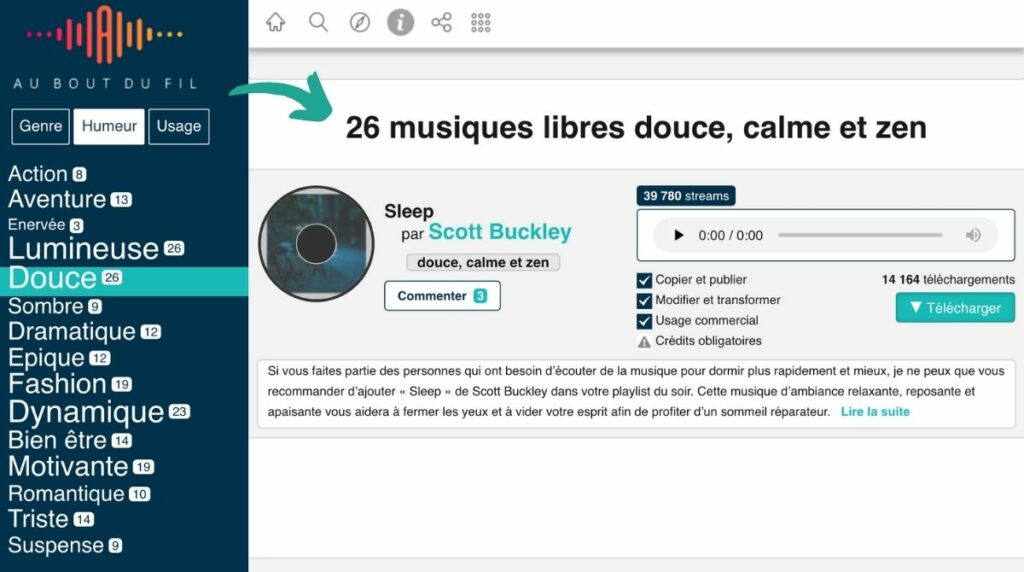 Free yoga music - au bout du fil