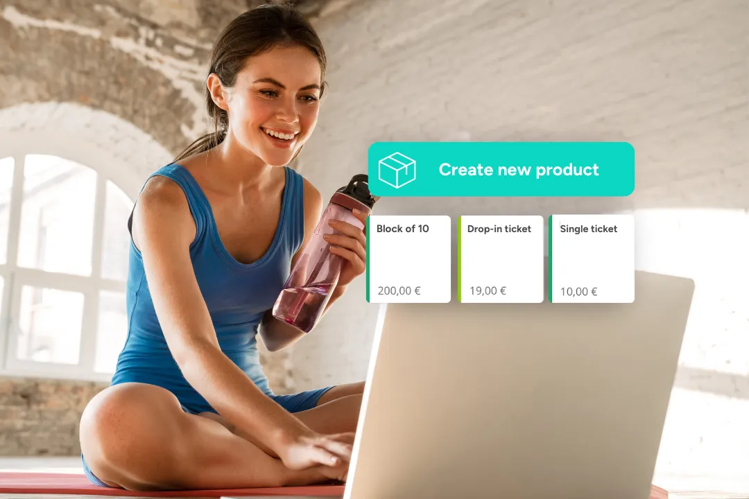 Create and manage your products in just a few clicks with the Eversports Manager