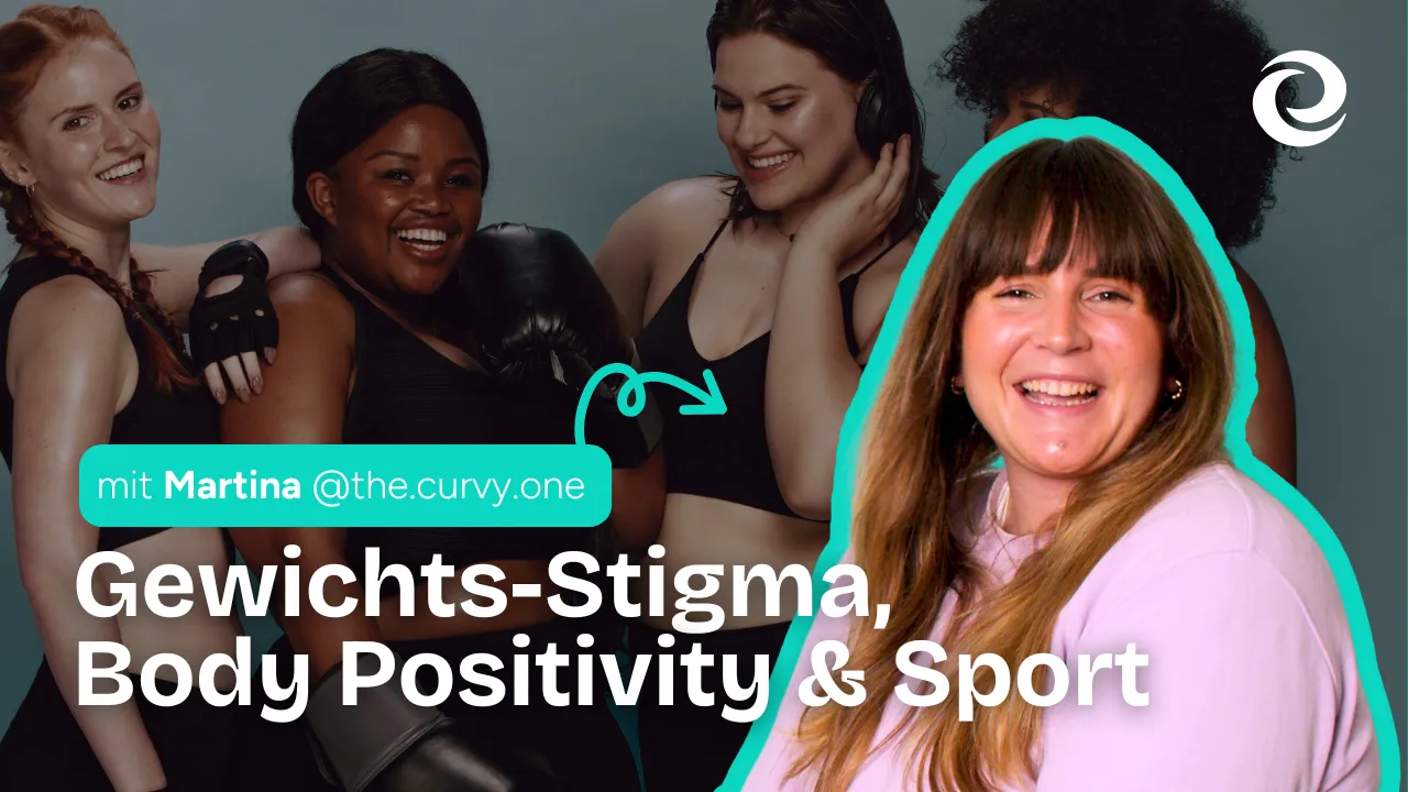 Thumbnail vom evertalks Video mit Martina über Gewichts-Stigma, Body Positivity und Sport
