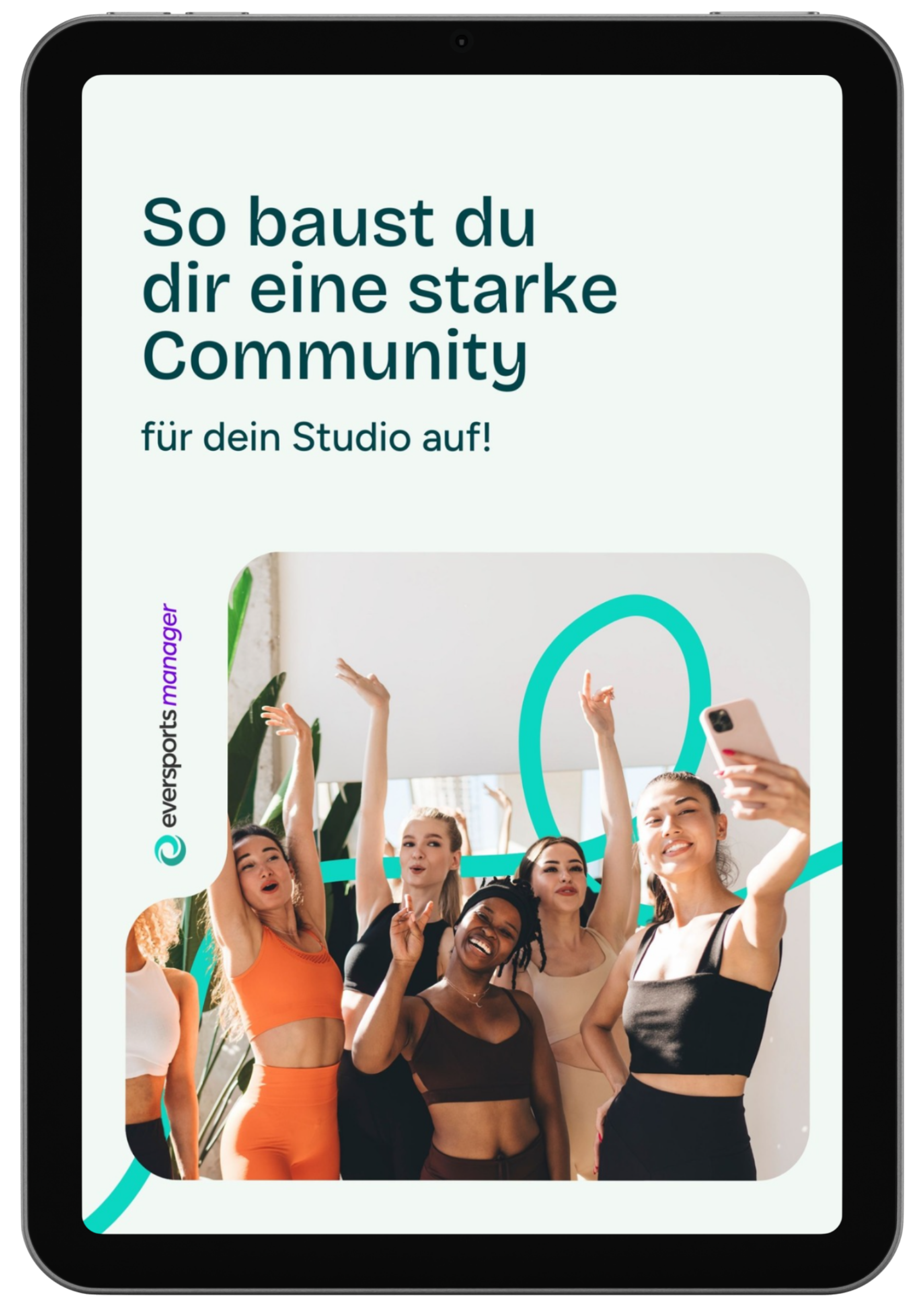 Cover des E-Books "So baust du dir eine starke Community" publiziert von Eversports Manager