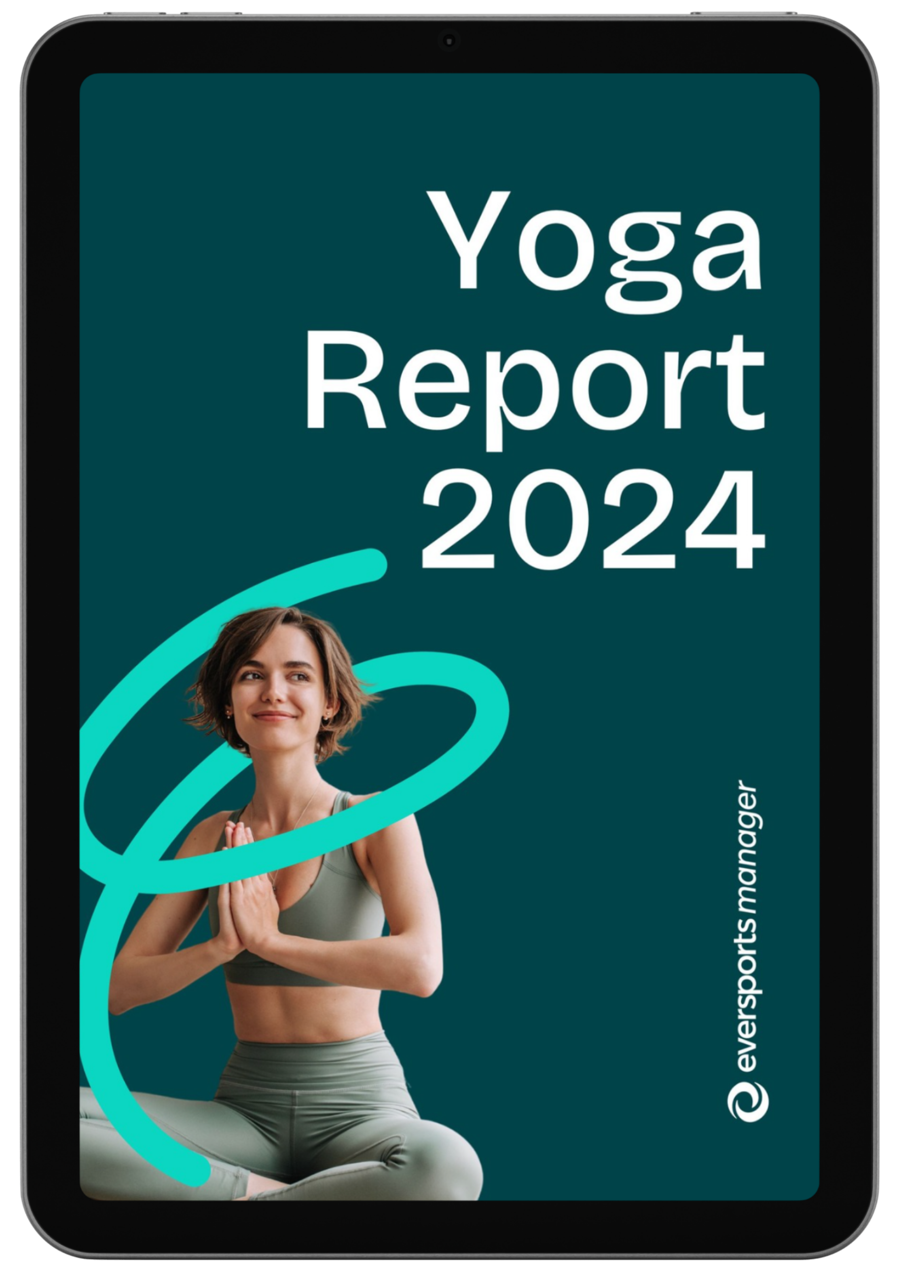 Cover des E-Books "Yoga Branchen Report 2024" publiziert von Eversports Manager