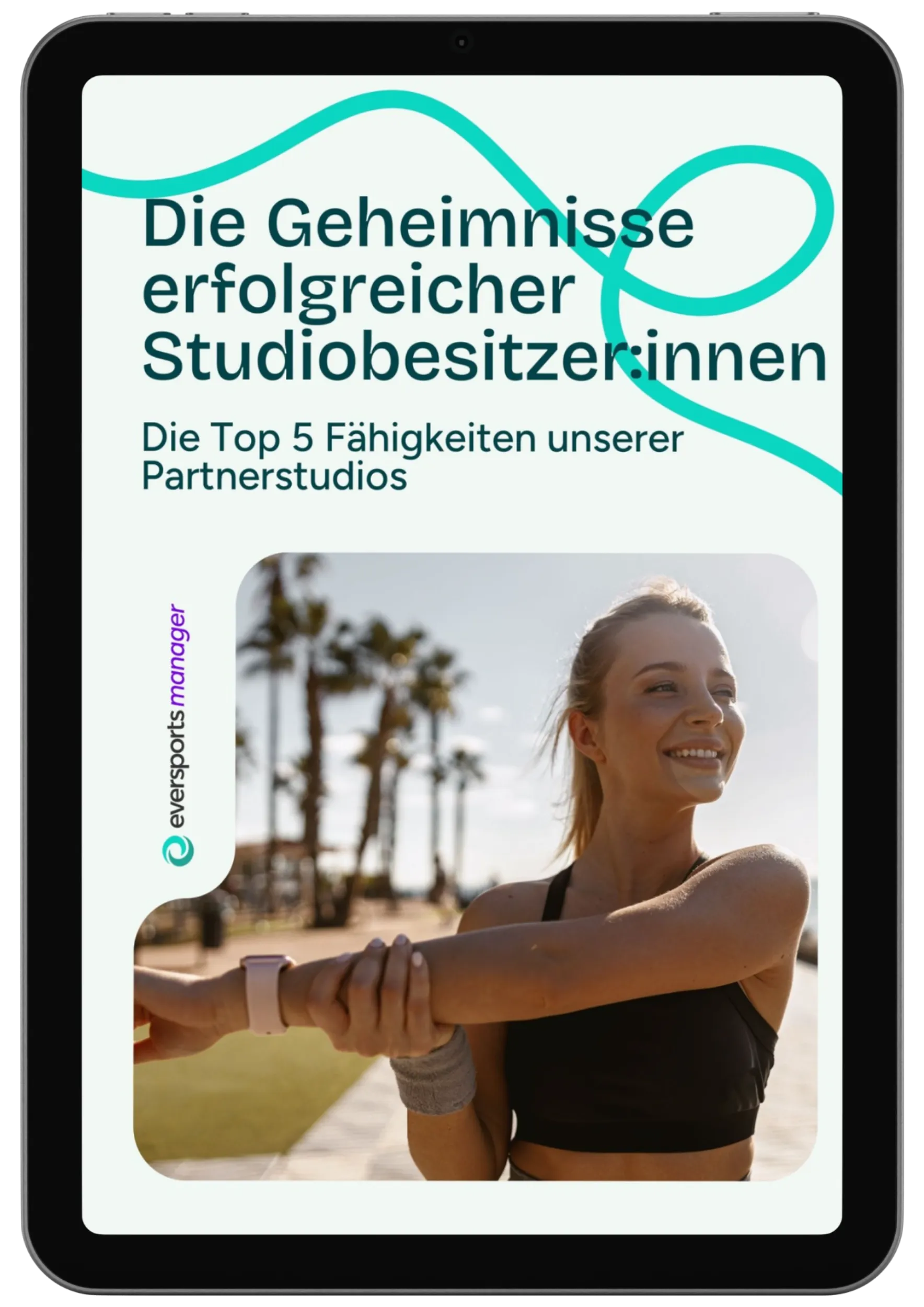 Cover des E-Books "Geheimnisse erfolgreicher Studios" publiziert von Eversports Manager