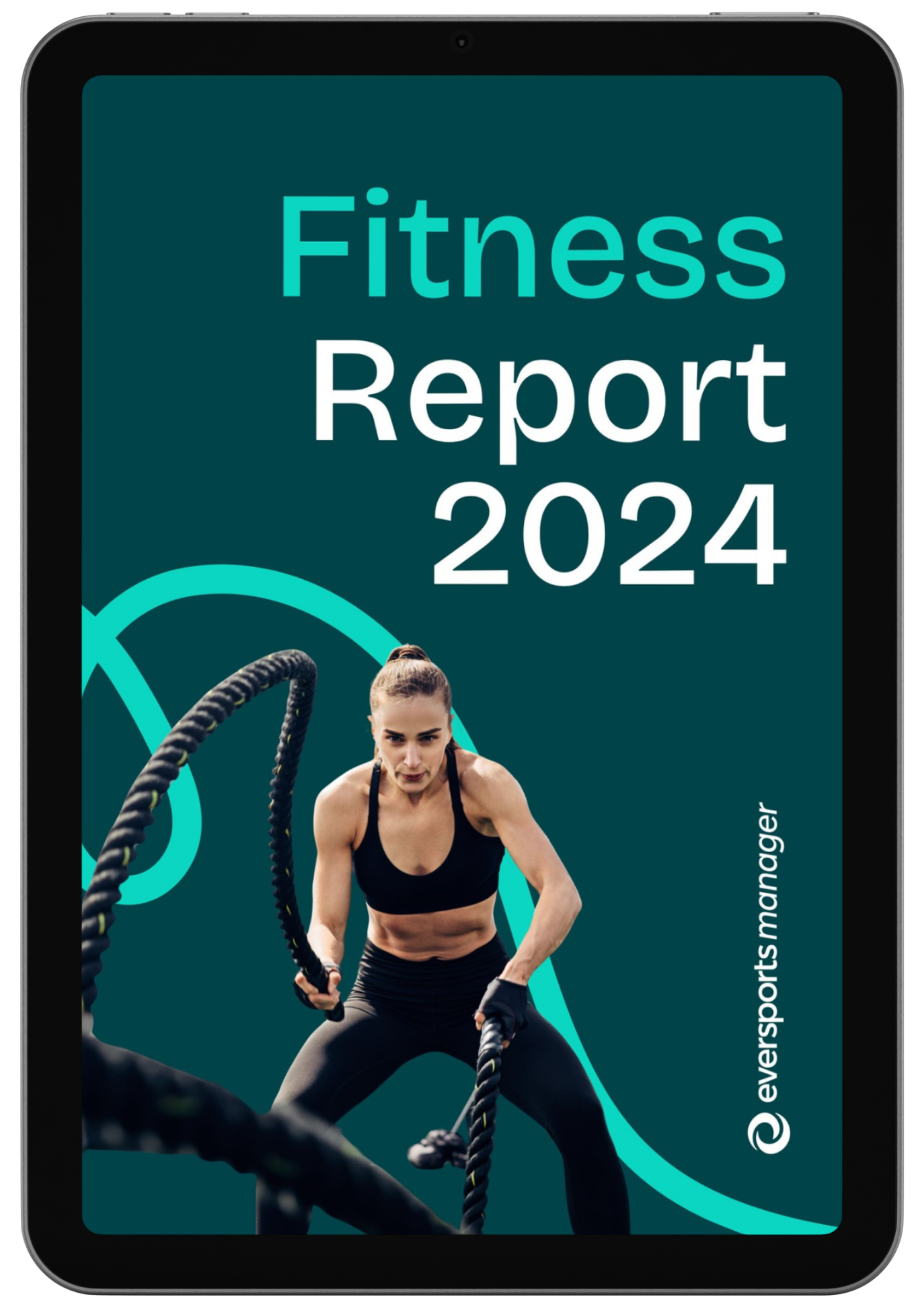 Cover des E-Books "Fitness Branchen Report 2024" publiziert von Eversports Manager