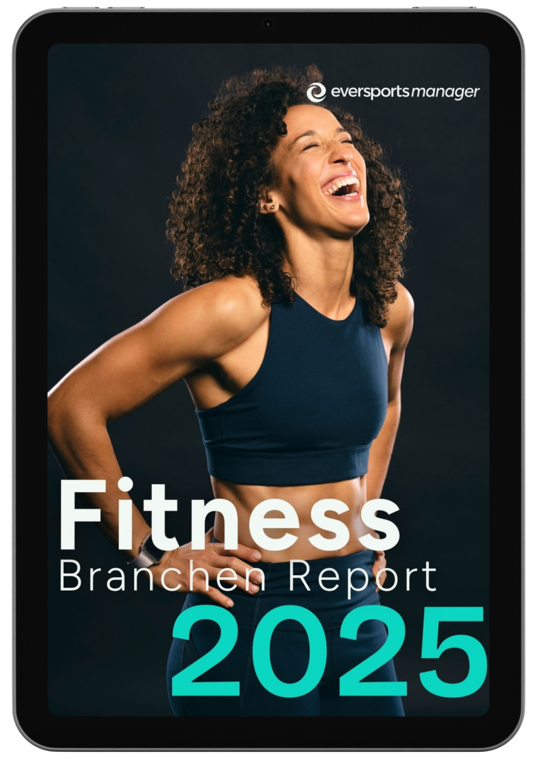 Cover des E-Books "Fitness Branchen Report 2025" publiziert von Eversports Manager