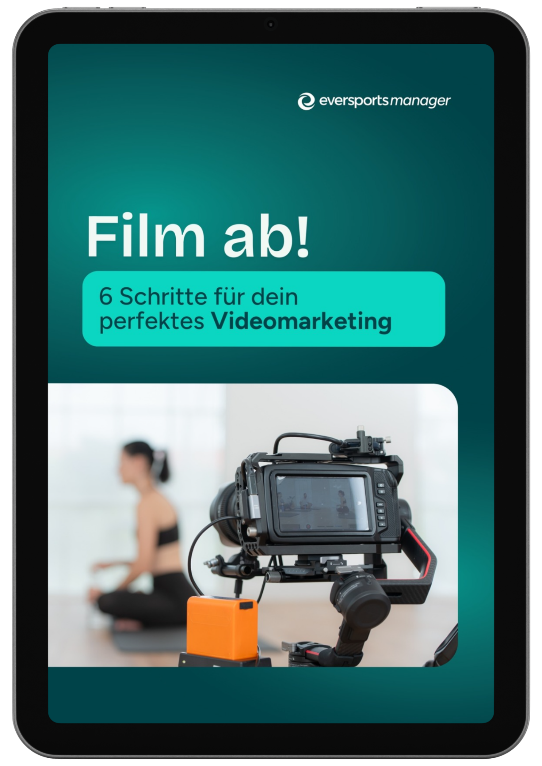 Cover des E-Books "Videomarketing" publiziert von Eversports Manager