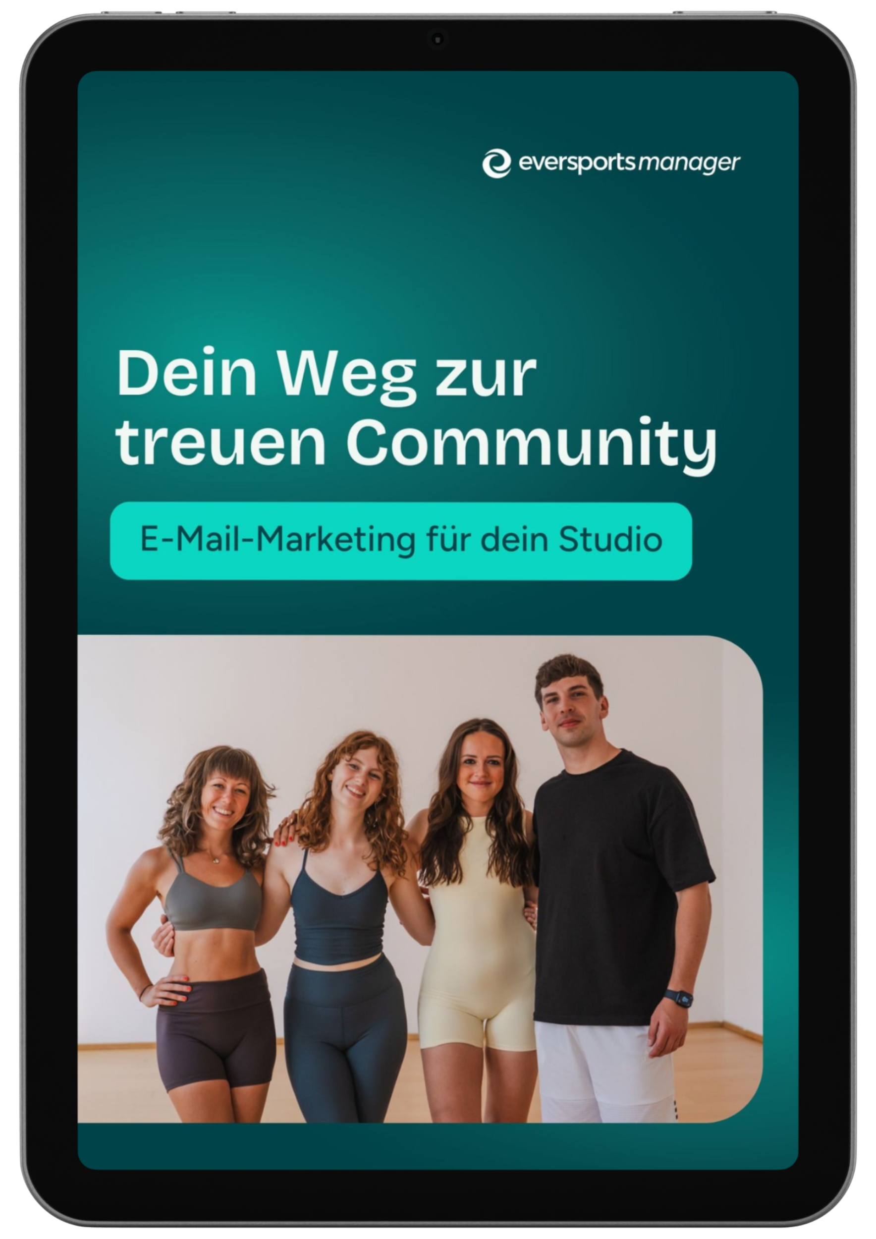Cover des E-Books "E-Mail Marketing für dein Studio" publiziert von Eversports Manager