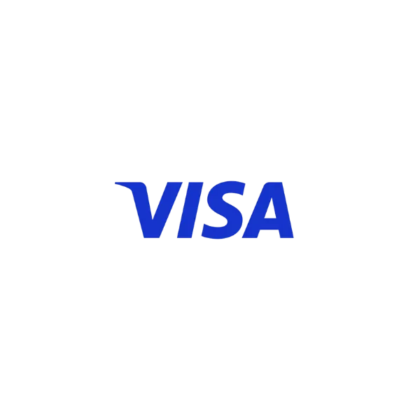 Logo von VISA in dunkelblau