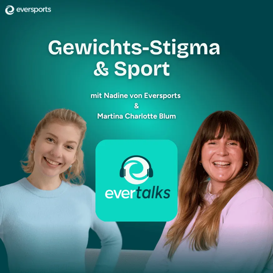 Cover von evertalks Episode mit Nadine über Gewichts-Stigma und Sport