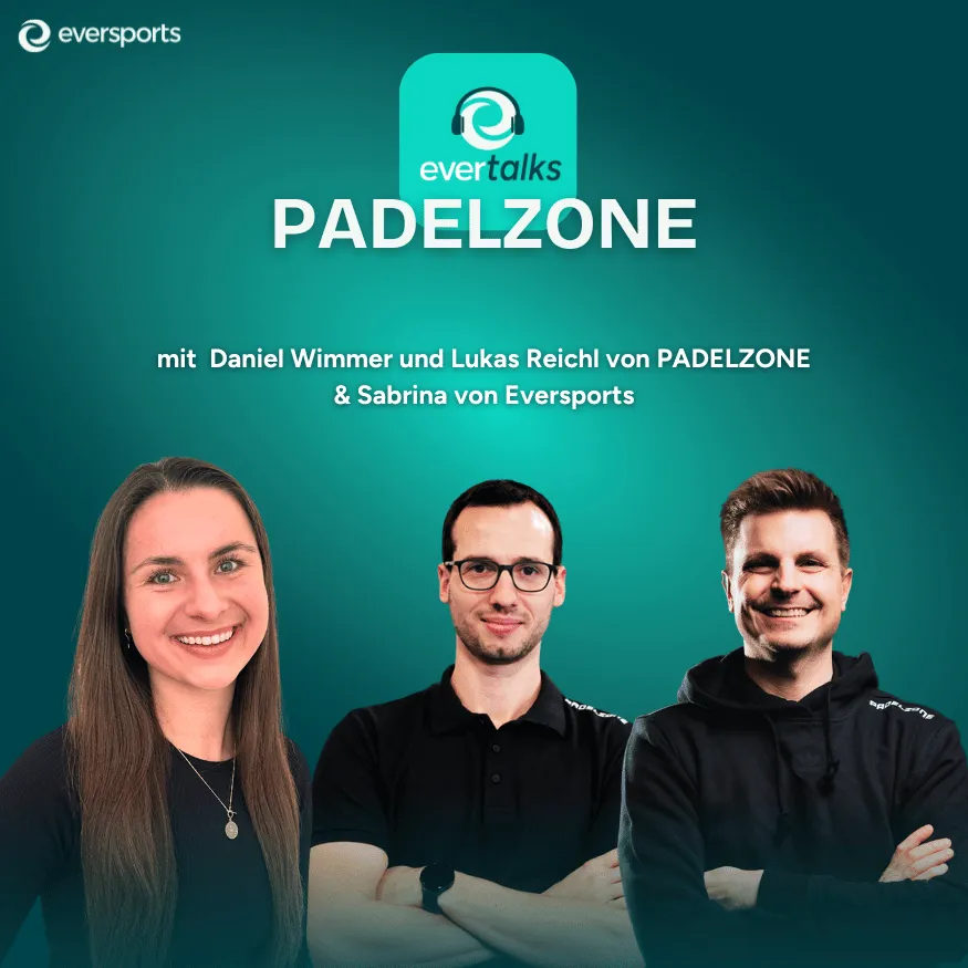 Cover von der evertalks Episode mit Padelzone mit Daniel und Lukas