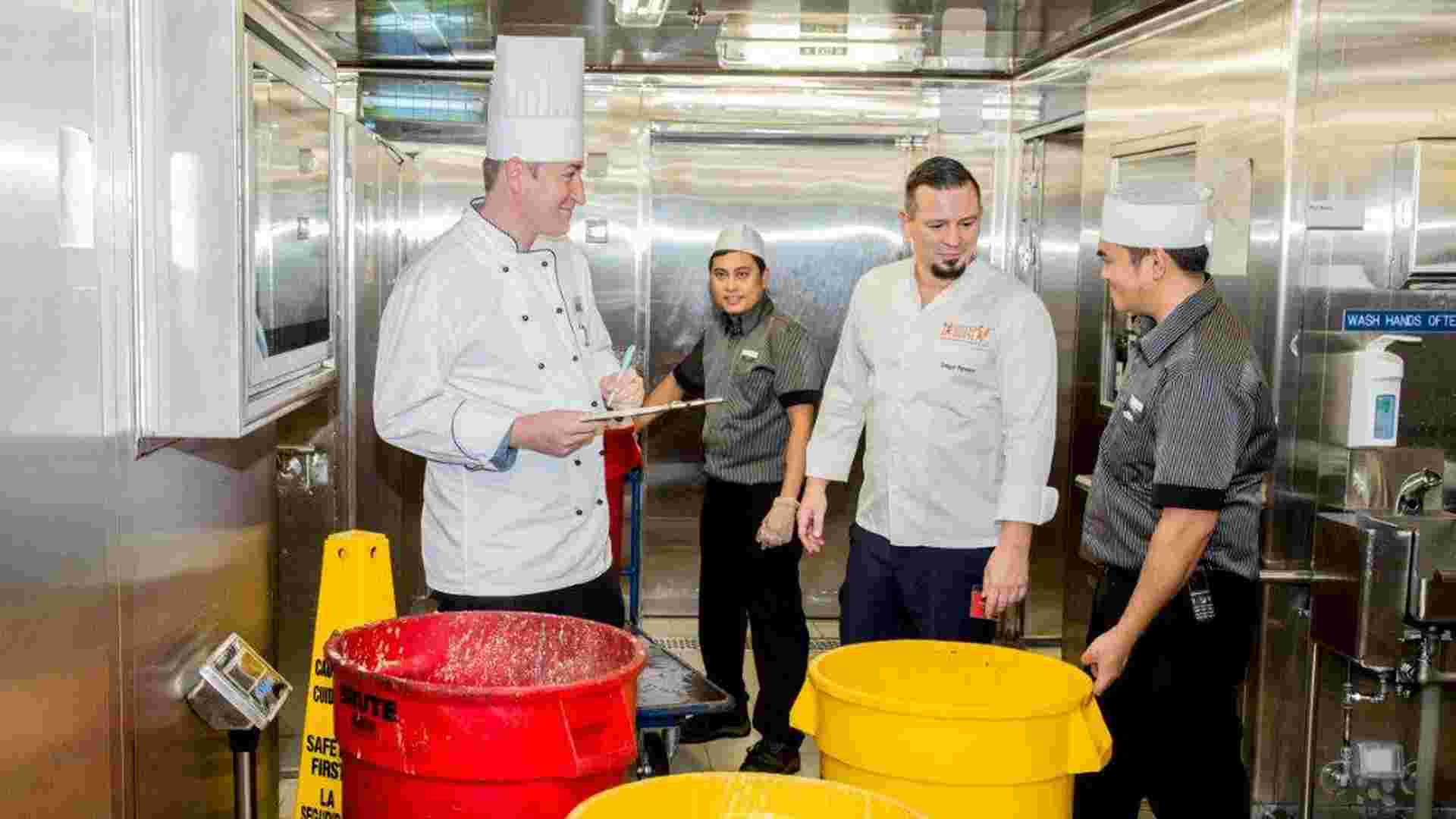 Reducing food waste on cruise ships