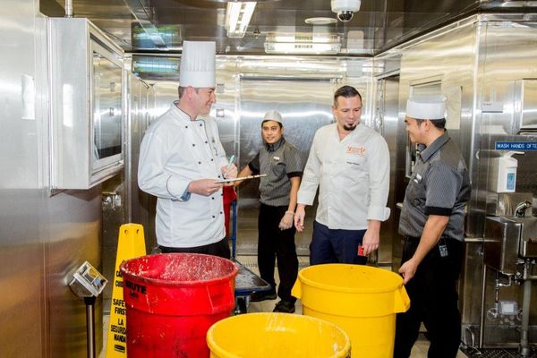 Reducing food waste on cruise ships