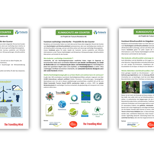 Factsheets "Klimaschutz am Counter"