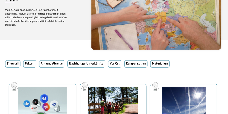 Digitales Toolkit "Nachhaltigkeit am Counter" 