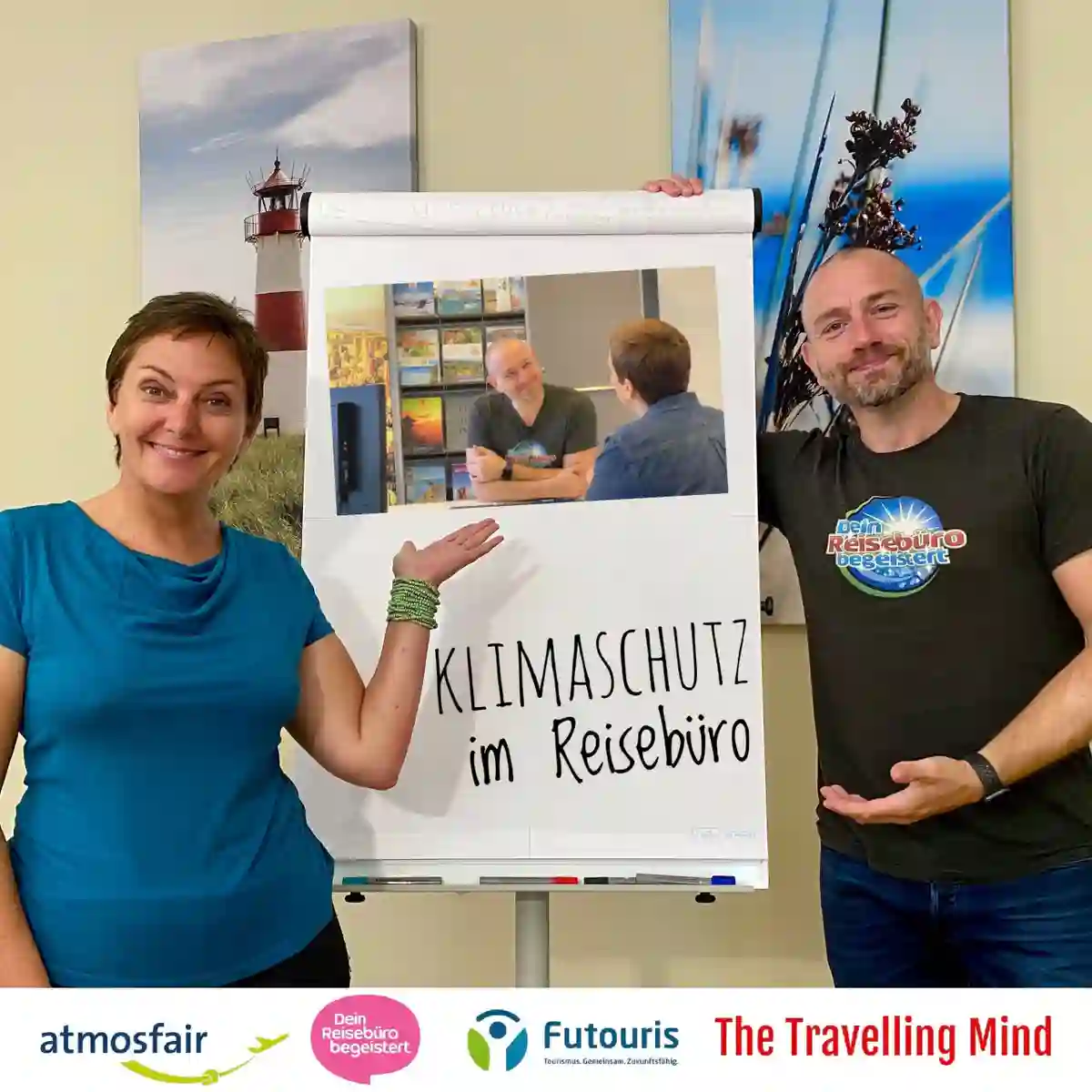 Nachhaltiger und klimafreundlicher Alltag im Reisebüro