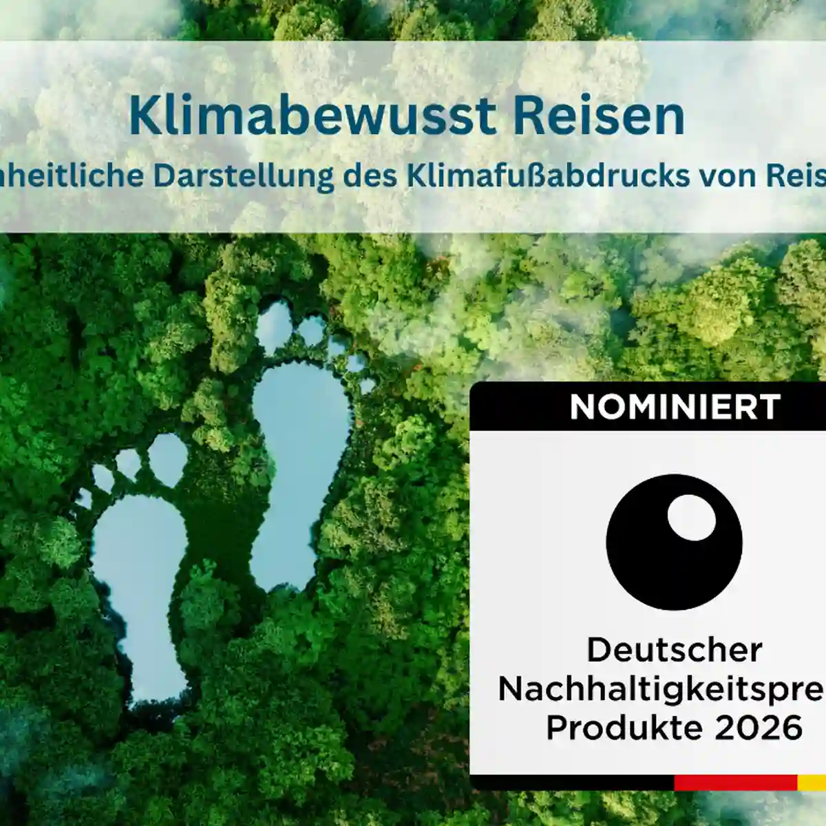 Climate-conscious travel is nominated for the German Sustainability Award for Products