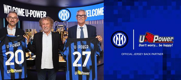 U-Power è il nuovo Official Back Jersey Partner dell’Inter