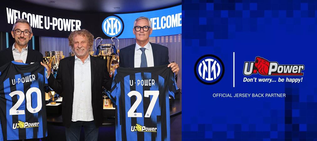 U-Power è il nuovo Official Back Jersey Partner dell’Inter