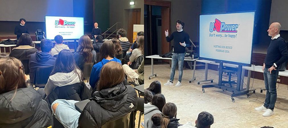 la case history upower raccontata agli studenti del don bosco