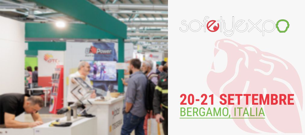 Ti aspettiamo in fiera il 20 e il 21 settembre al Safety Expo Bergamo