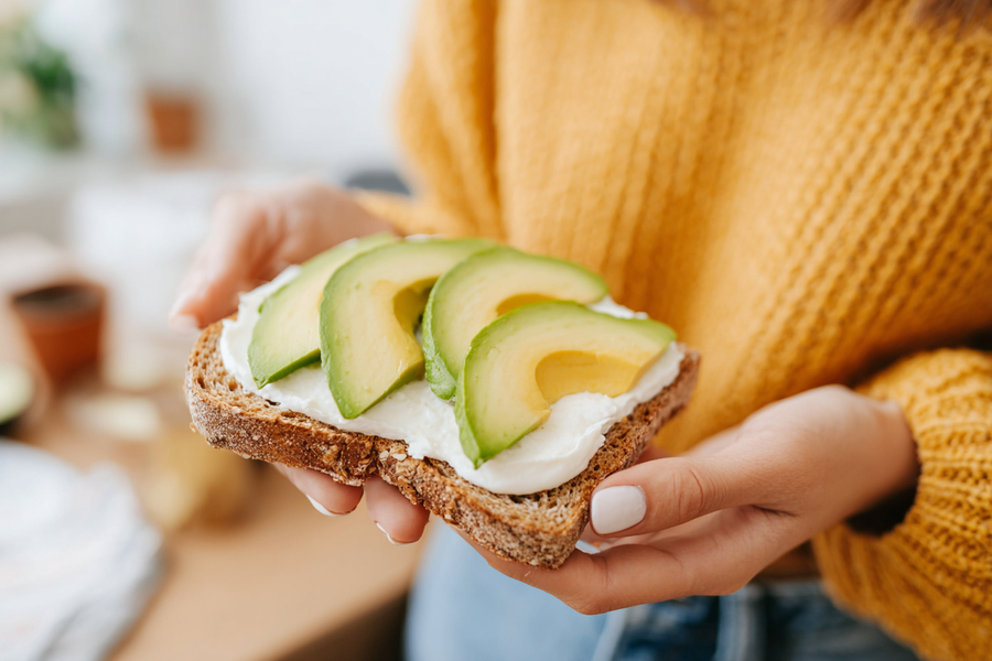 Avocado-Vollkornbrot