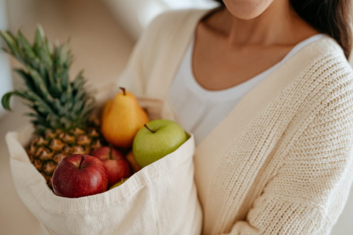 Box mit Obst