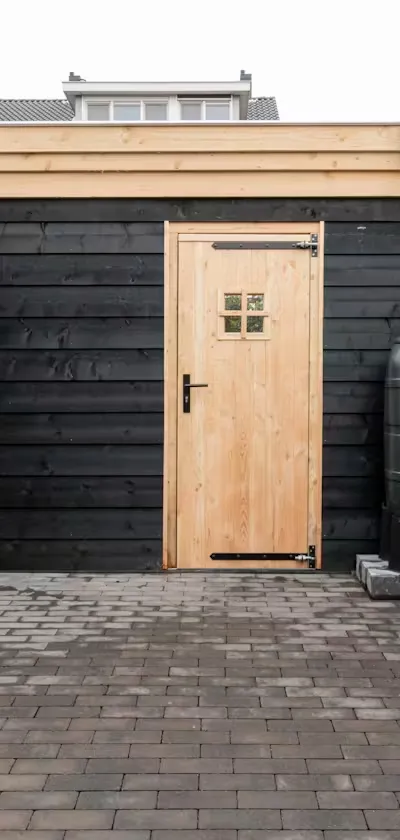 Tegels voorbeeld tuin