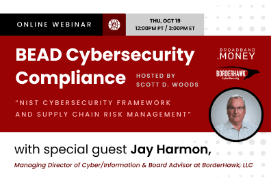 BEAD Cybersecurity Compliance Webinar Thumbnail Image