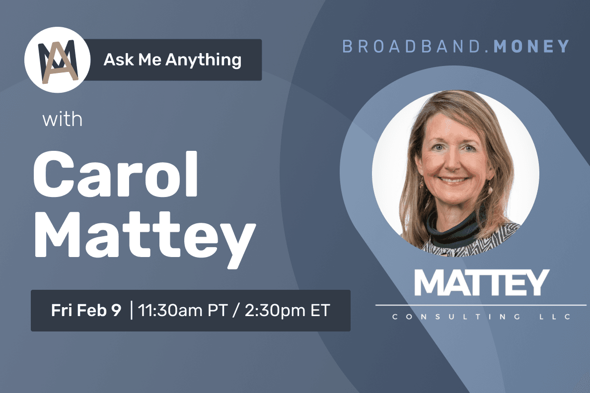 Ask Me Anything! with Carol Mattey, Former Deputy Chief of the FCC's Wireline Bureau Thumbnail Image