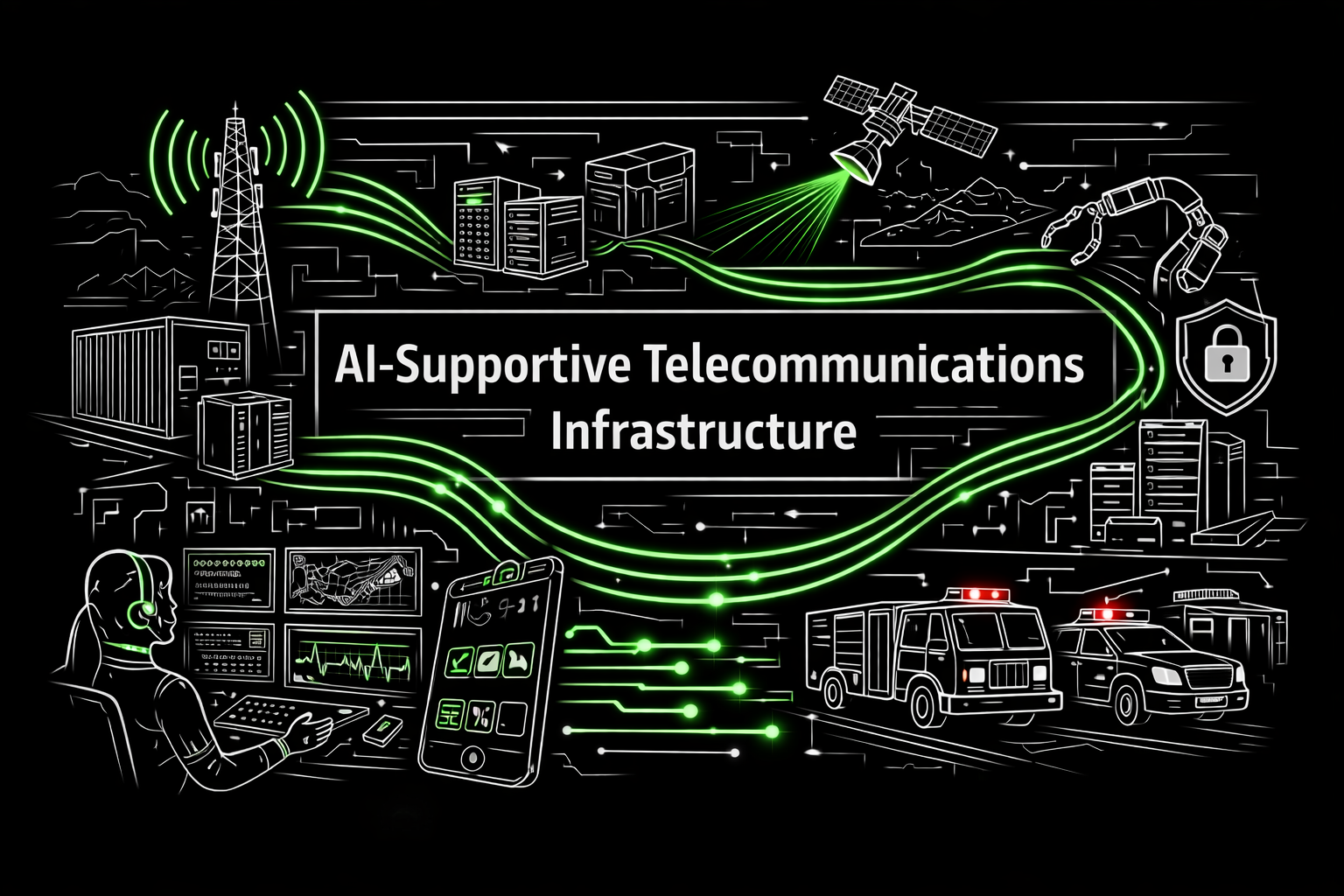 AI-Supportive Telecommunications Infrastructure Banner Image