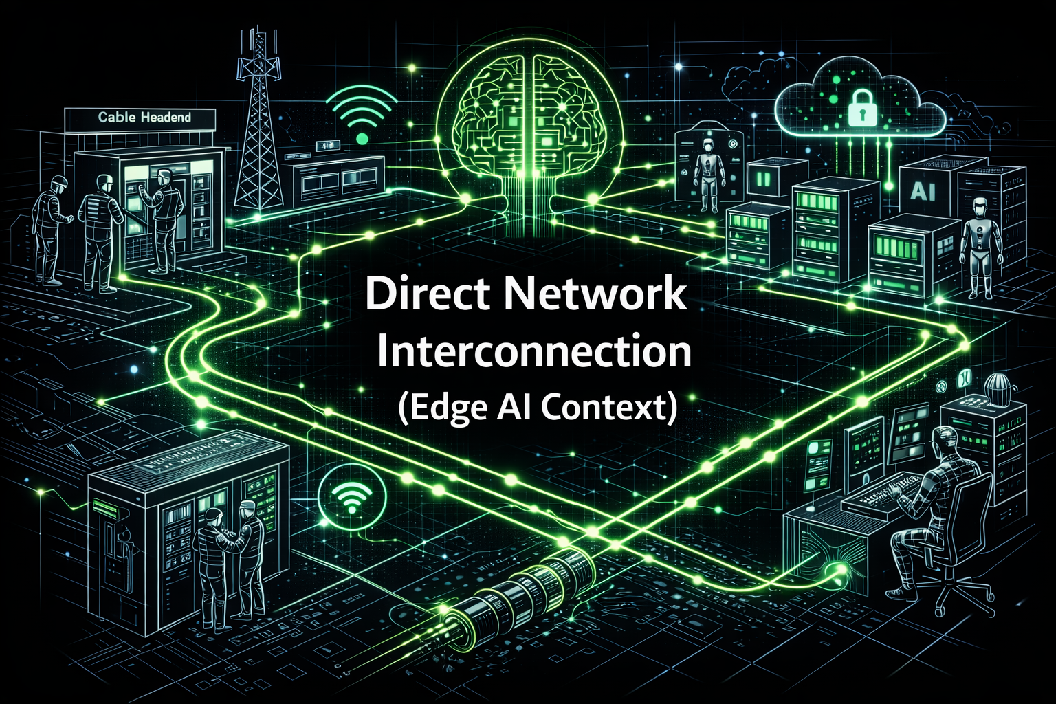 Direct Network Interconnection (Edge AI Context) Image