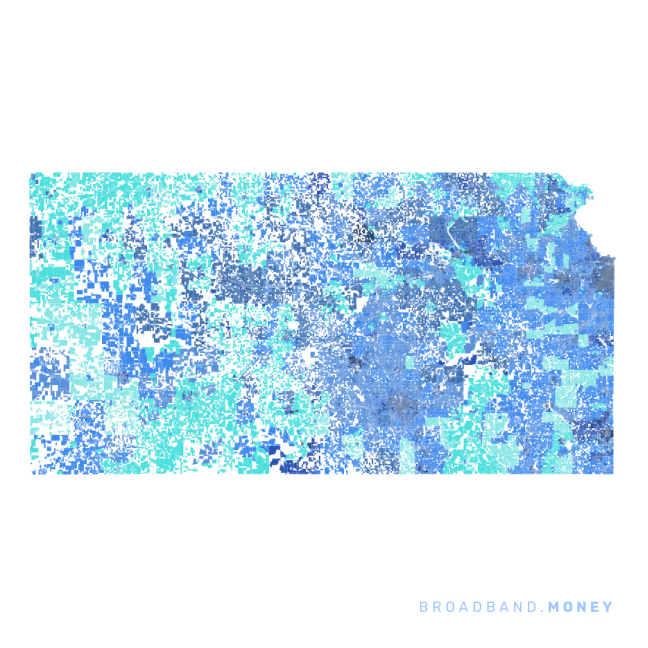 Kansas broadband investment map ready strength rank