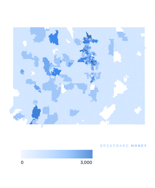 Colorado broadband investment map business establishments