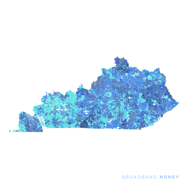 Kentucky broadband investment map ready strength rank